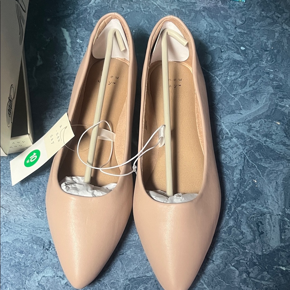 Elegant Nude / light blush Flats